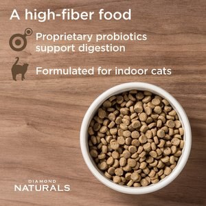 Diamond Naturals Indoor Formula Dry Cat Food, 6-lb bag