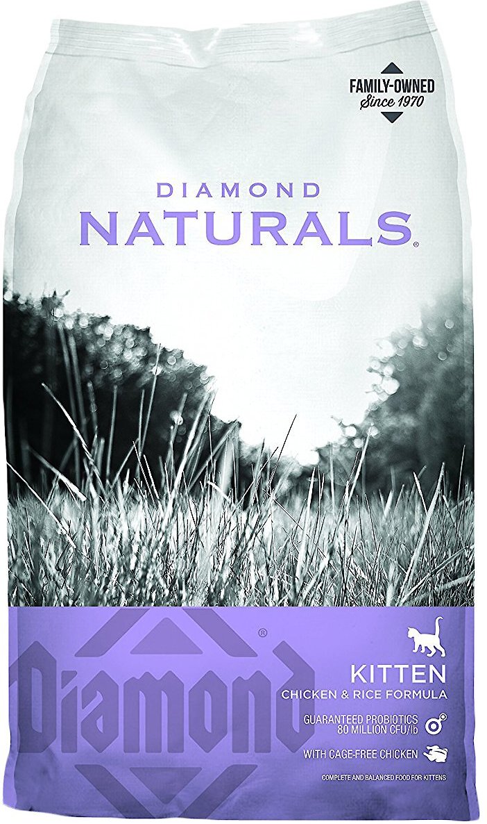 DIAMOND Naturals Kitten Formula Dry Cat Food, 6lb bag