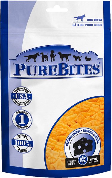 PureBites Cheddar Cheese Freeze-Dried Dog Treats, 8.8-oz bag slide 1 of 11
