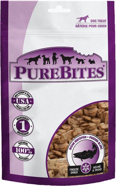 PureBites Ocean Whitefish Freeze-Dried Raw Dog Treats