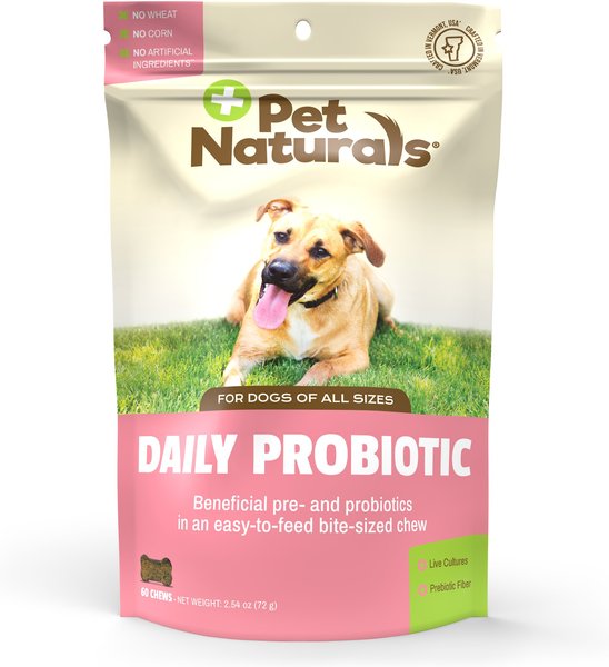 Pet Naturals Daily Probiotic Dog Chews, 60 count slide 1 of 6