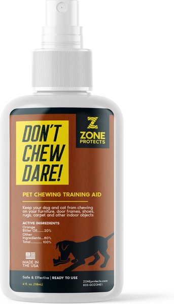 Zone Protects Don't Chew Dare! Indoor Dog Chewing Prevention Spray, 4-oz bottle slide 1 of 4