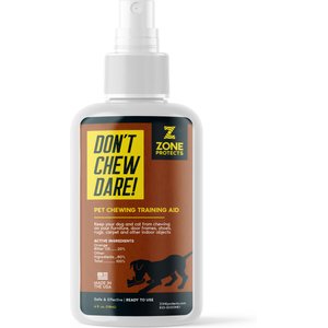 Zone Protects Don't Chew Dare! Indoor Dog Chewing Prevention Spray, 4-oz bottle