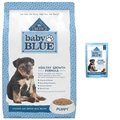 Blue Buffalo Baby BLUE Healthy Growth Formula Natural Puppy Dry Dog Food, Chicken and Brown Rice Recipe 24-lb + Training Treats Natural Puppy Soft Treats, Savory Chicken