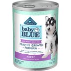 Blue Buffalo Baby Blue Healthy Growth Formula Grain-Free High Protein Turkey & Potato Recipe Puppy Wet Food, 12.5-oz cans, case of 12