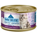 Blue Buffalo Baby Blue Healthy Growth Formula Natural Chicken Recipe Kitten Wet Food, 3-oz can, case of 24
