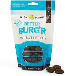Bright Planet Pet Better Burg'r Plant-Based Dog Treats, 6-oz bag slide 1 of 6