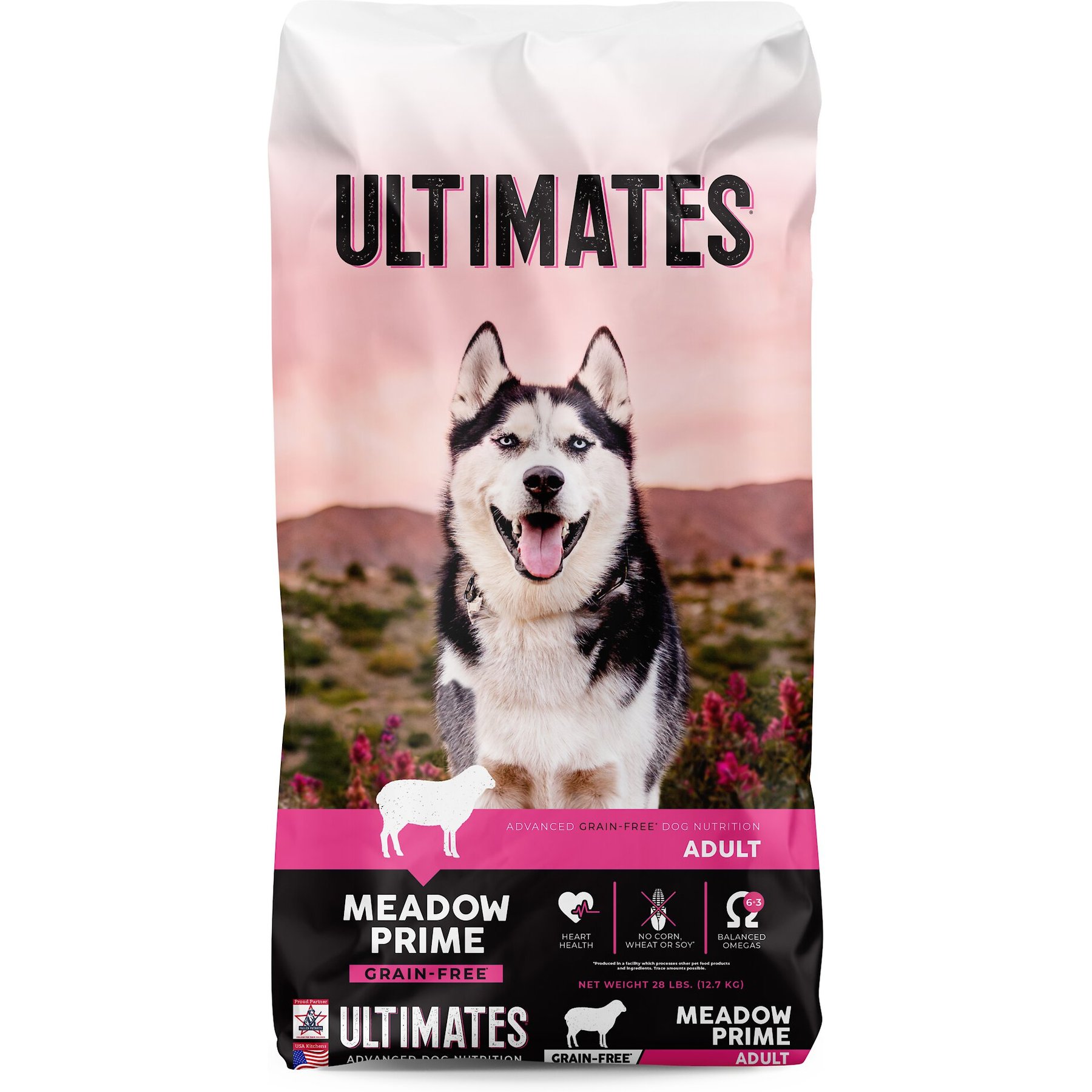 ULTIMATES Meadow Prime Grain Free Lamb Potato Dry Dog Food 28