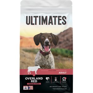 Ultimates Overland Red Grain-Free Beef & Potato Dry Dog Food, 5-lb bag