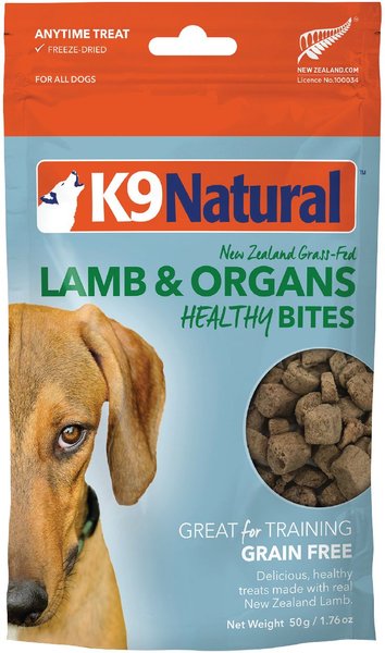 K9 Natural Healthy Bites Lamb Freeze-Dried Dog Treats, 1.76-oz bag slide 1 of 10