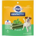 Pedigree Dentastix Fresh Mint Flavored Small/Medium Dental Dog Treats, 36 count
