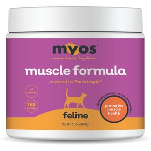 MYOS Feline Muscle Formula Powder Cat Supplement, 180-g