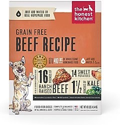 The Honest Kitchen Beef Recipe Grain-Free Dehydrated Dog Food