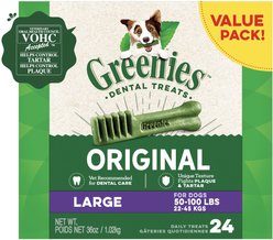 Greenies Large Dental Dog Treats, 24 count