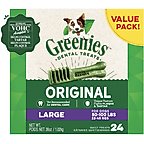 Greenies Large Dental Dog Treats, 24 count