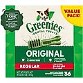 Greenies Regular Dental Dog Treats, 36 count