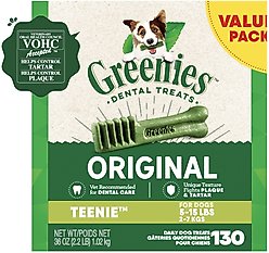 Greenies Teenie Dental Dog Treats, 130 count slide 1 of 9