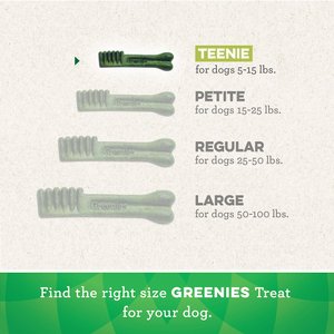 Greenies Teenie Dental Dog Treats, 130 count