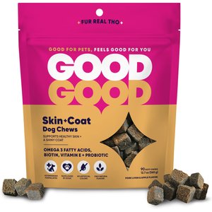GoodGood Soft Chew Skin & Coat Supplement for Dogs, 90 count
