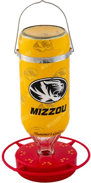 Hummer's Galore University of Missouri Hummingbird Feeder, Gold, 32-oz slide 1 of 4