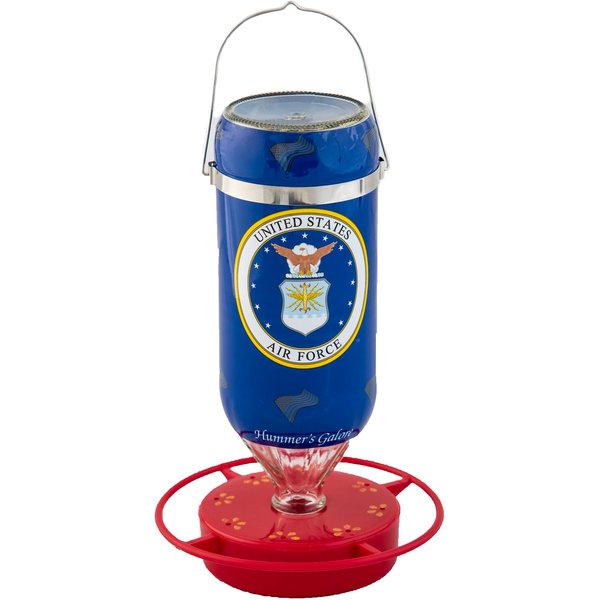 HUMMER'S GALORE United States Navy Hummingbird Feeder, Blue, 32oz