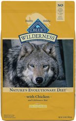 Blue Buffalo Wilderness Healthy Weight Chicken Recipe Grain-Free Dry Dog Food, 24-lb bag