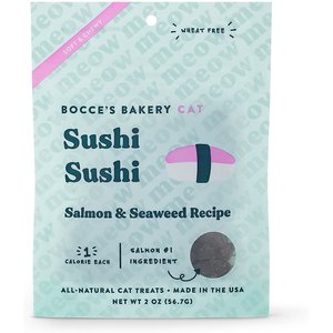 Bocce's Bakery Sushi Sushi Soft & Chewy Cat Treats, 2-oz bag