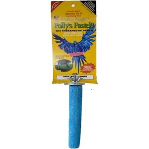 Polly's Pet Products Pastel Bird Perch, Blue, Baby Large