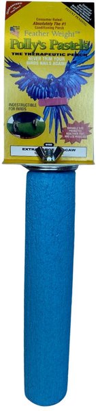 Polly's Pet Products Pastel Bird Perch, Blue, X-Large slide 1 of 4