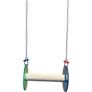 Polly's Pet Products Bird Roll or Swing, Multicolor, Large