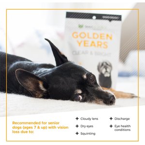VetriScience Golden Years Chicken Flavor Clear & Bright Chew Supplement for Dogs, 60 count