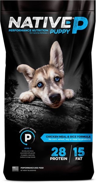 Blue Seal Native Puppy Chicken Meal & Rice Formula Dry Dog Food, 40-lb bag slide 1 of 8