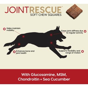 Ark Naturals Joint Rescue Beef Flavored Soft Chew Joint Supplement for Dogs, 9-oz bag