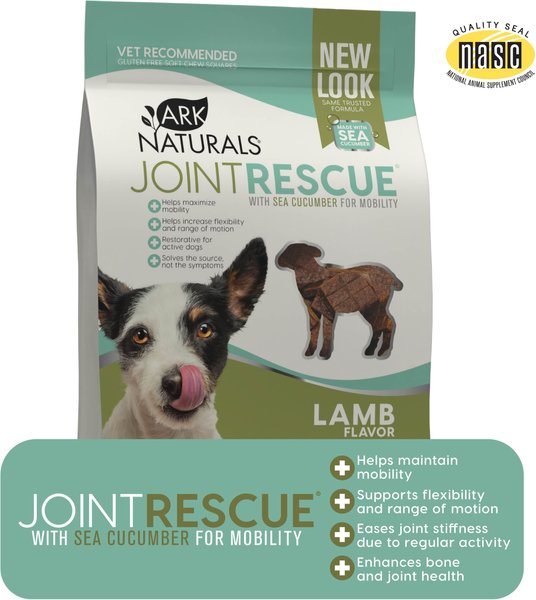 Ark Naturals Joint Rescue Lamb Flavored Soft Chew Joint Supplement for Dogs, 9-oz bag slide 1 of 6