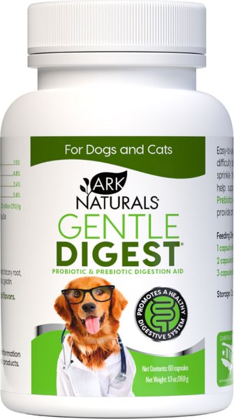 Ark Naturals Gentle Digest Dog & Cat Capsules, 60 capsules slide 1 of 9