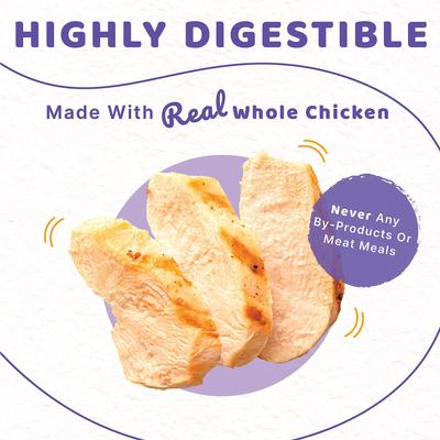 Show full view: Halo Holistic Chicken & Chicken Liver Small Breed Dog Food Recipe Dry Dog Food Bag, 4-lb bag  slide 4 of 11