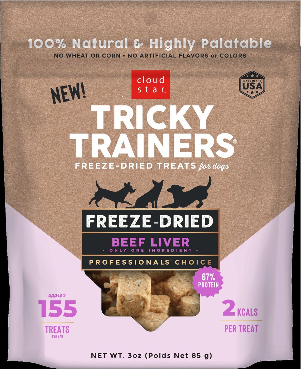 Cloud Star Tricky Trainers Freeze-Dried Training Dog Treats