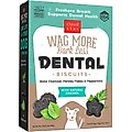 Cloud Star Wag More Bark Less Dental Chicken, Charcoal, Parsley, Mint Dog Crunchy Treats, 14-oz bag