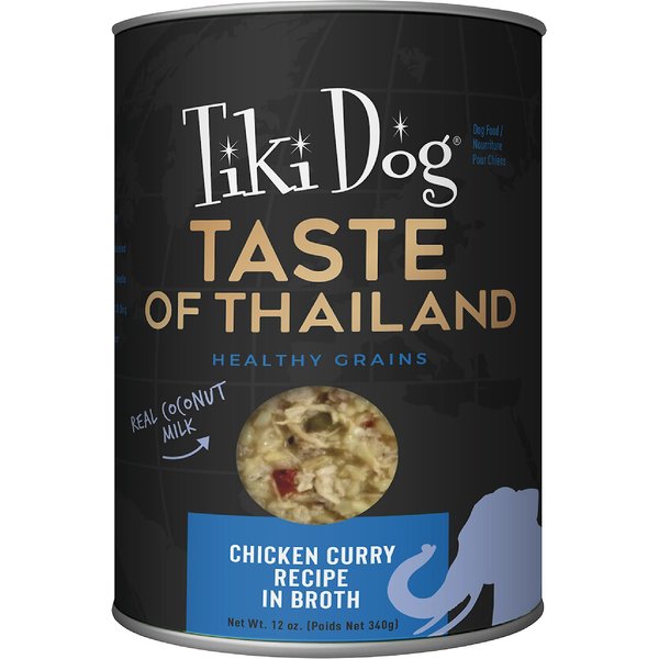 Discontinued TIKI DOG Taste of the World Thailand GrainFree Chicken