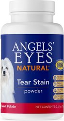Angels' Eyes Natural Sweet Potato Flavored Powder Tear Stain Supplement for Dogs & Cats, 2.65-oz bottle
