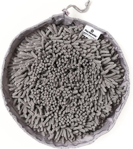 Pet Parents Forager Snuffle Mat & Slow Feeder Dog Bowl, Forest Grey