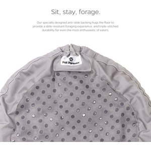 Pet Parents Forager Snuffle Mat & Slow Feeder Dog Bowl, Forest Grey