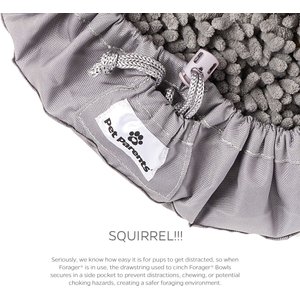 Pet Parents Forager Snuffle Mat & Slow Feeder Dog Bowl, Forest Grey