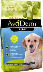 AvoDerm Natural Puppy Chicken Meal & Brown Rice Dry Dog Food, 26-lb bag