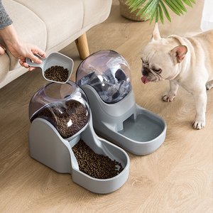 Hanamya Automatic Dog & Cat Waterer & Feeder Bundle Set