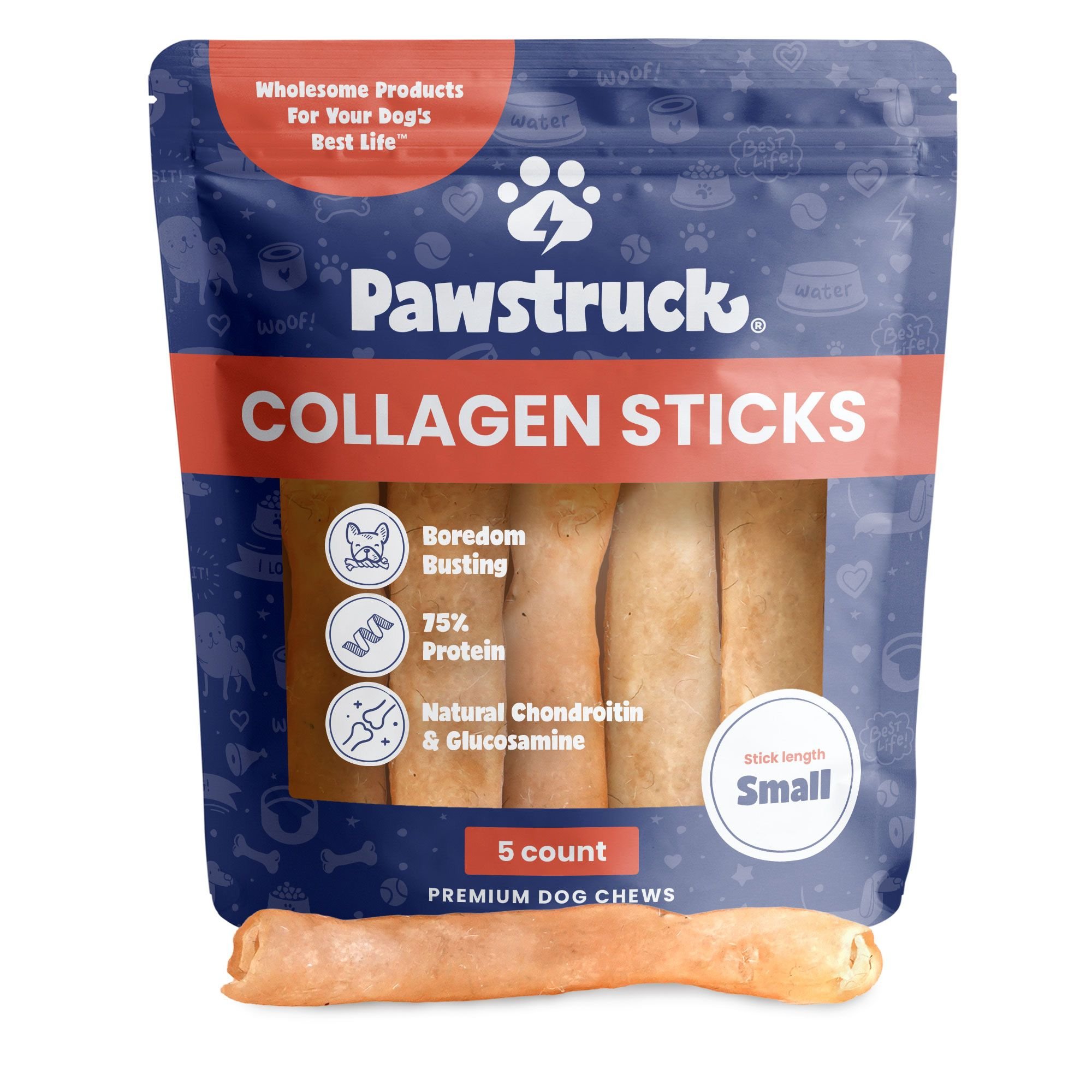 PAWSTRUCK Collagen Stick Dog Treats Customer Questions