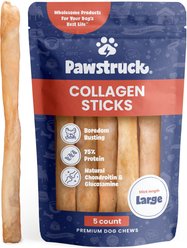 Pawstruck Collagen Stick Dog Treats, Large, 5 count