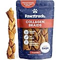 Pawstruck Collagen Braids Dog Treats, Large, 3 count