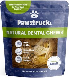 Pawstruck Dental Chew Brush Small Dogs Treats, 15 count
