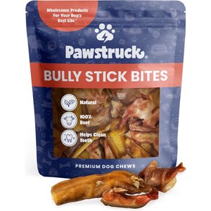 Pawstruck Bully Stick Bites Dog Treats, 8-oz bag